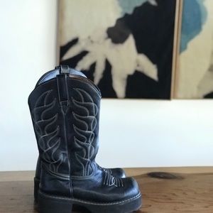 Authentic John Fluevog Western Boots